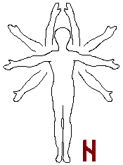 Posizione Yoga - Hagal